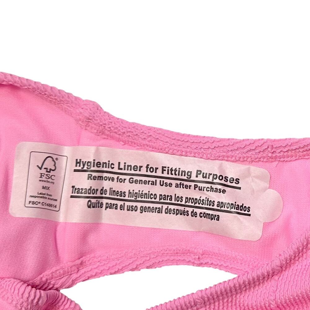 2/$15 NWT Salt + Cove Popcorn Ribbed Bikini Set Bubblegum Pink Swimsuit Size XL - Picture 7 of 9